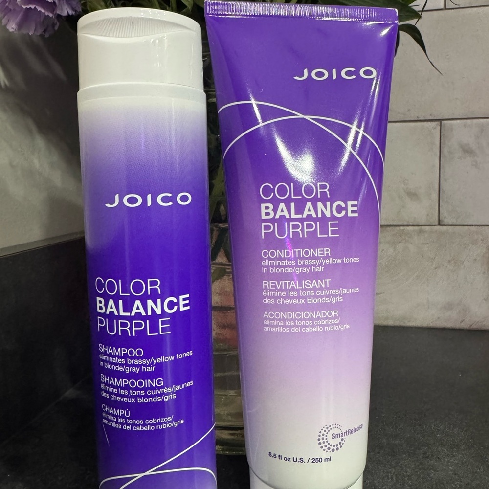 Joico Color Balance Purple Shampoo and Conditioner Set
